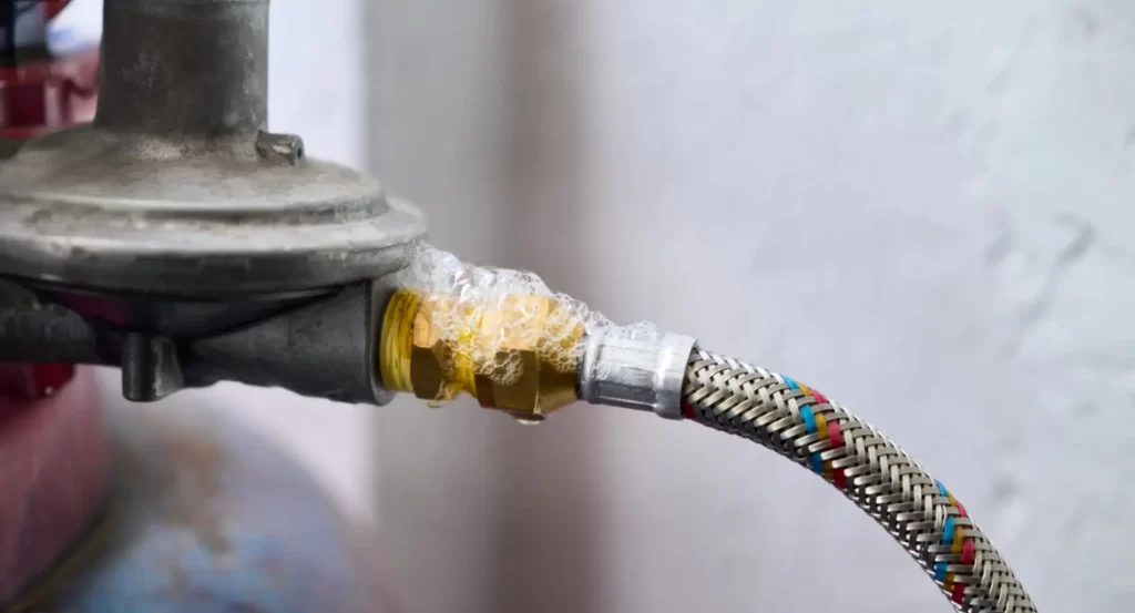 Gas Line Leak